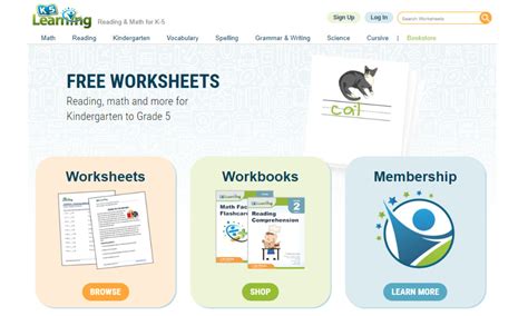 k5learning.com worksheets|Iba pa.